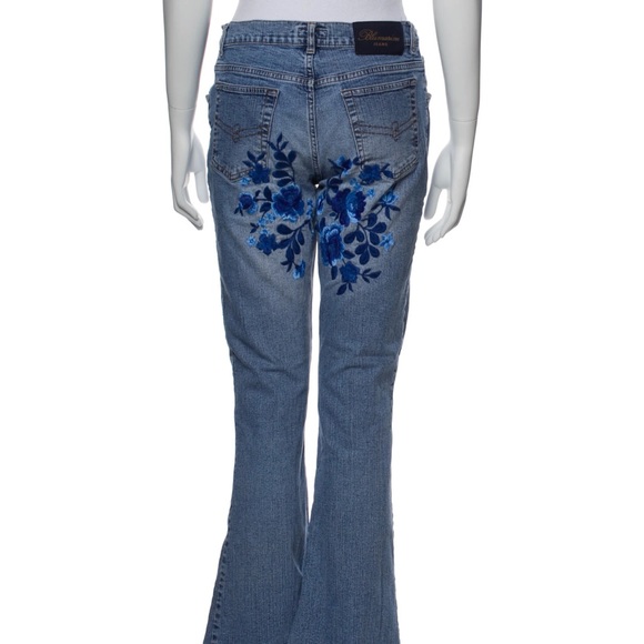 Rare Embroidered Blumarine Blue Jeans - Picture 3 of 9